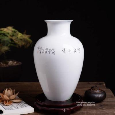 BÌNH VẼ TAY HỌA TIẾT CÀNH TRÚC